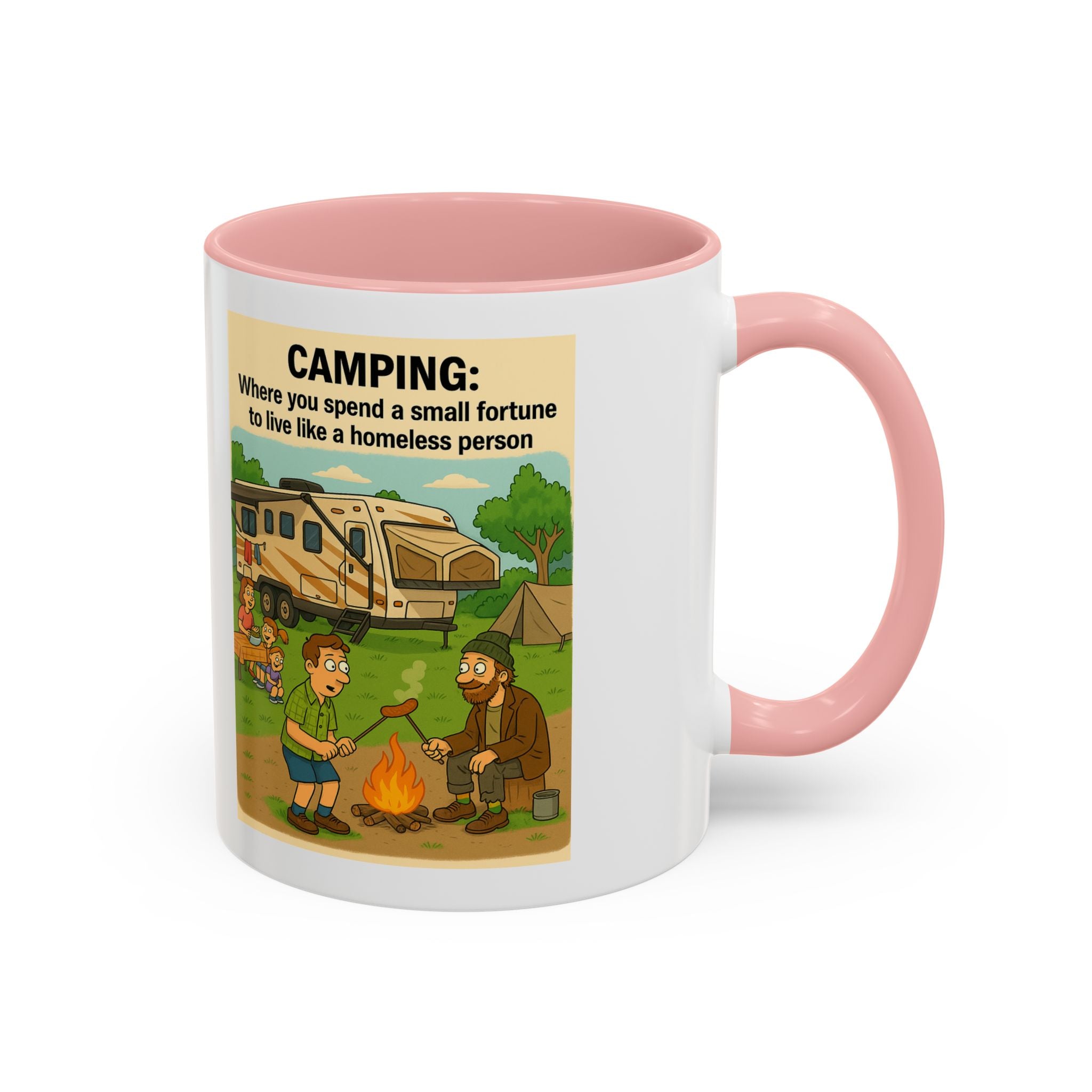 Camping Humor Coffee Mug, Hilarious Campfire Gift, Funny Mug for Outdoors Lovers, Adventure Lover's Coffee Cup, Unique Camping Present