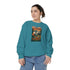 Cozy Unisex Garment-Dyed Sweatshirt with Retro Design, Perfect for Relaxing, Gift for Friends, Casual Wear, Fall Fashion, Warm Layer