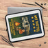 Camping-Themed Laptop Sleeve, Great for Outdoor Lovers, Travel Gift, Eco-Friendly, Tech Accessory