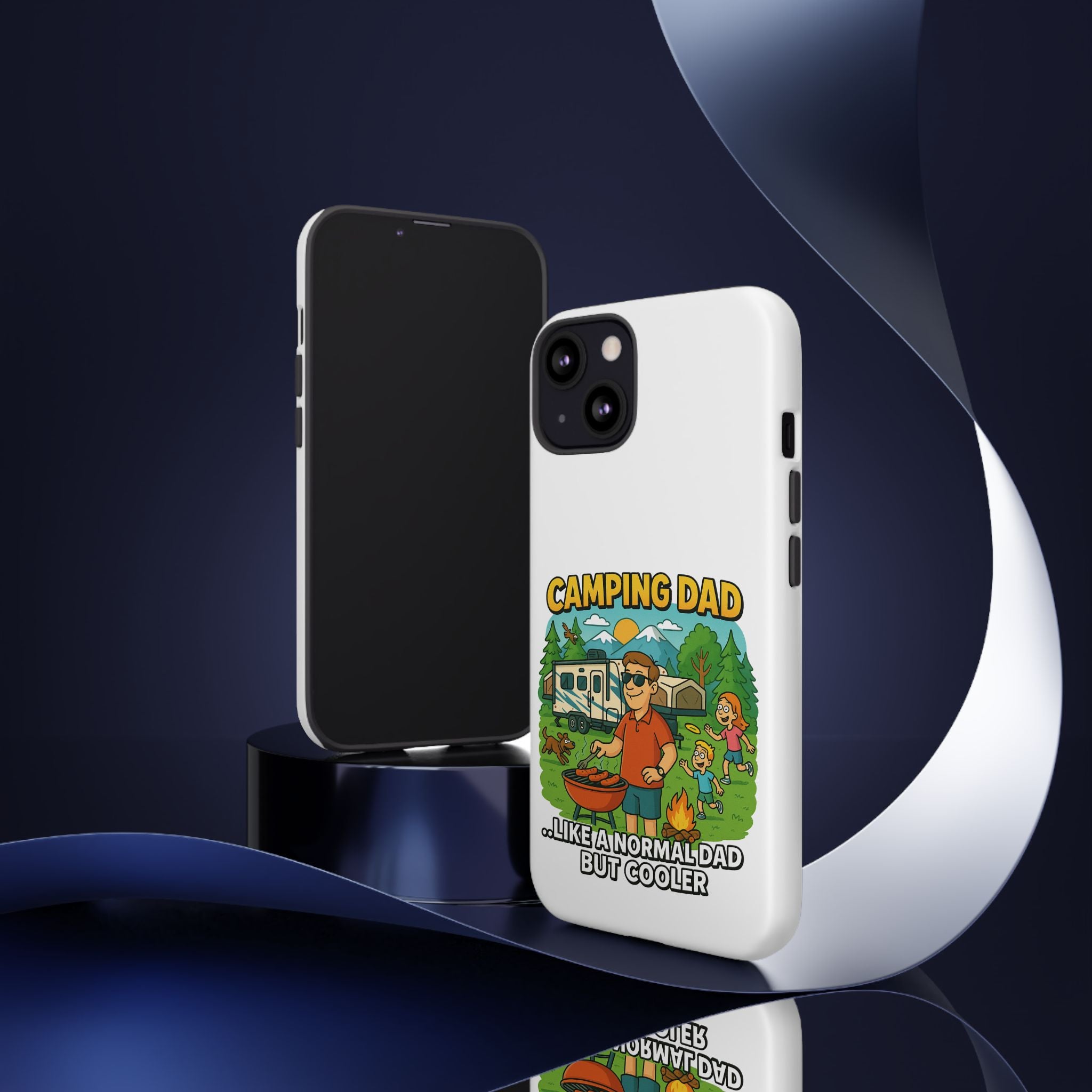 Camping Dad Phone Case - Unique Tough Cover for Outdoor Dads
