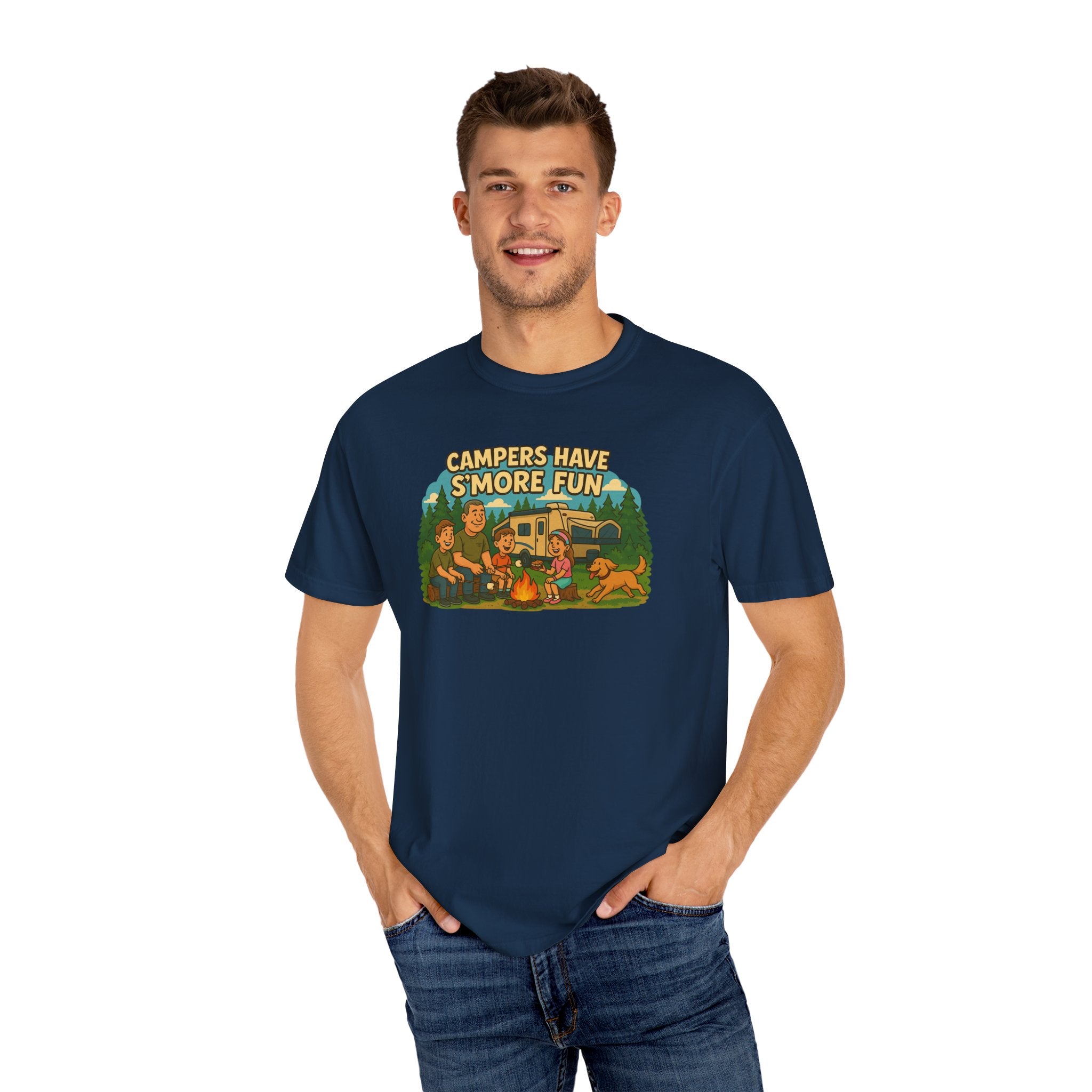 Camping T-Shirt for Outdoor Lovers, Perfect Gift for Campers, Adventure Tee, Vacation Shirt, Summer Fun Merchandise