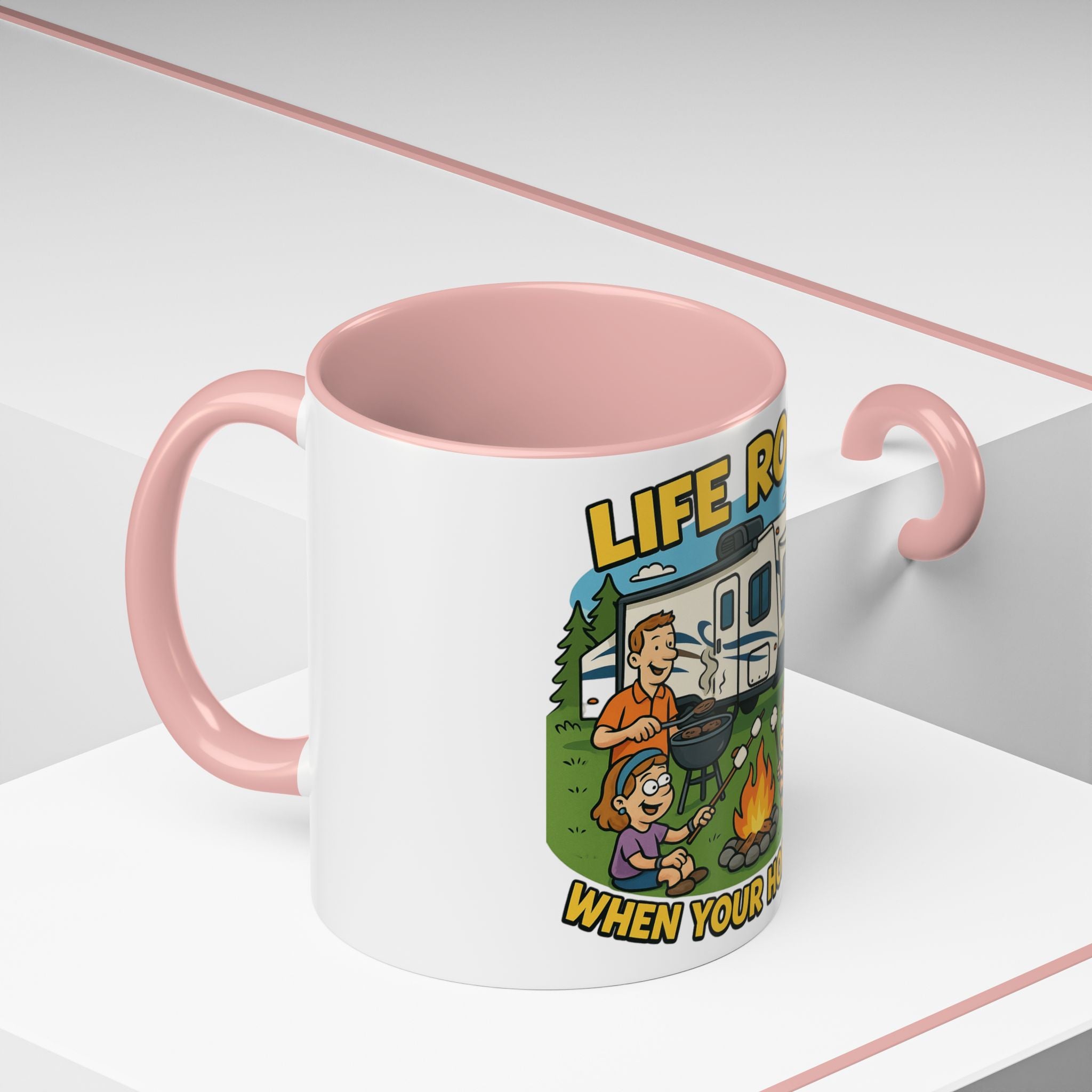 Camping Life Coffee Mug - Adventure Lover Gift, RV Travel Mug, Cozy Campfire Vibes, Perfect for Outdoor Enthusiasts, Gift for Dad