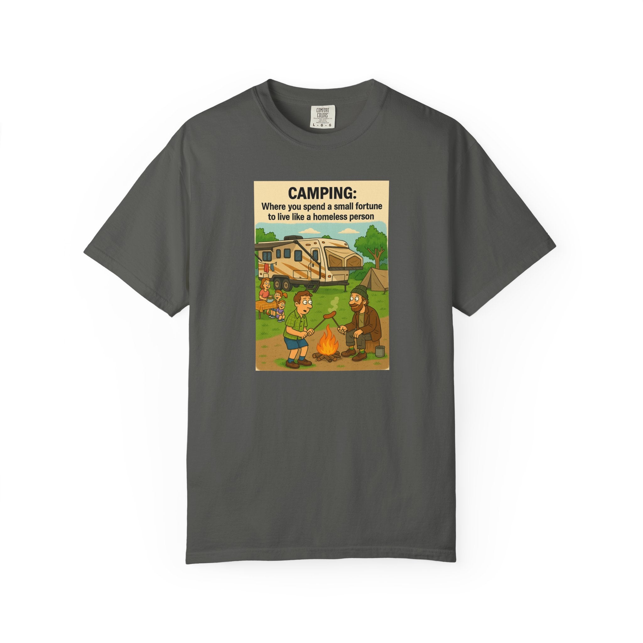 Camping Humor T-Shirt, Unisex Graphic Tee, Adventure Gift, Outdoor Lover Apparel, Funny Camping Shirt