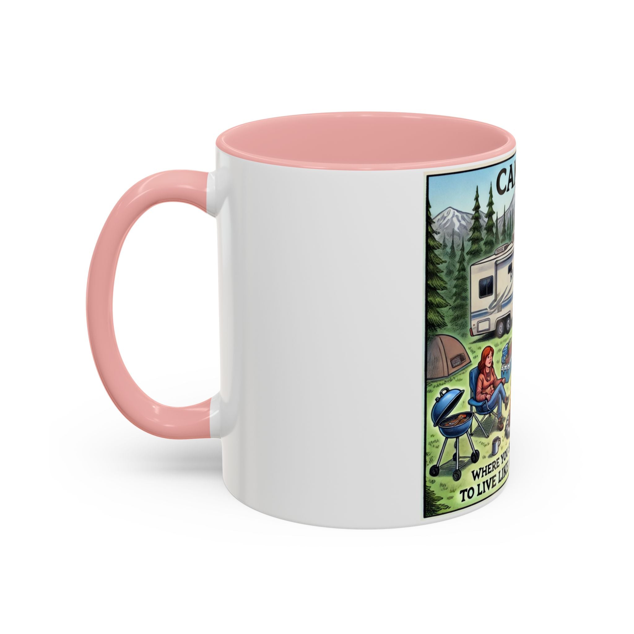 Mug - Camping Where You Spend a Small Fortune Coffee Mug (11, 15oz)