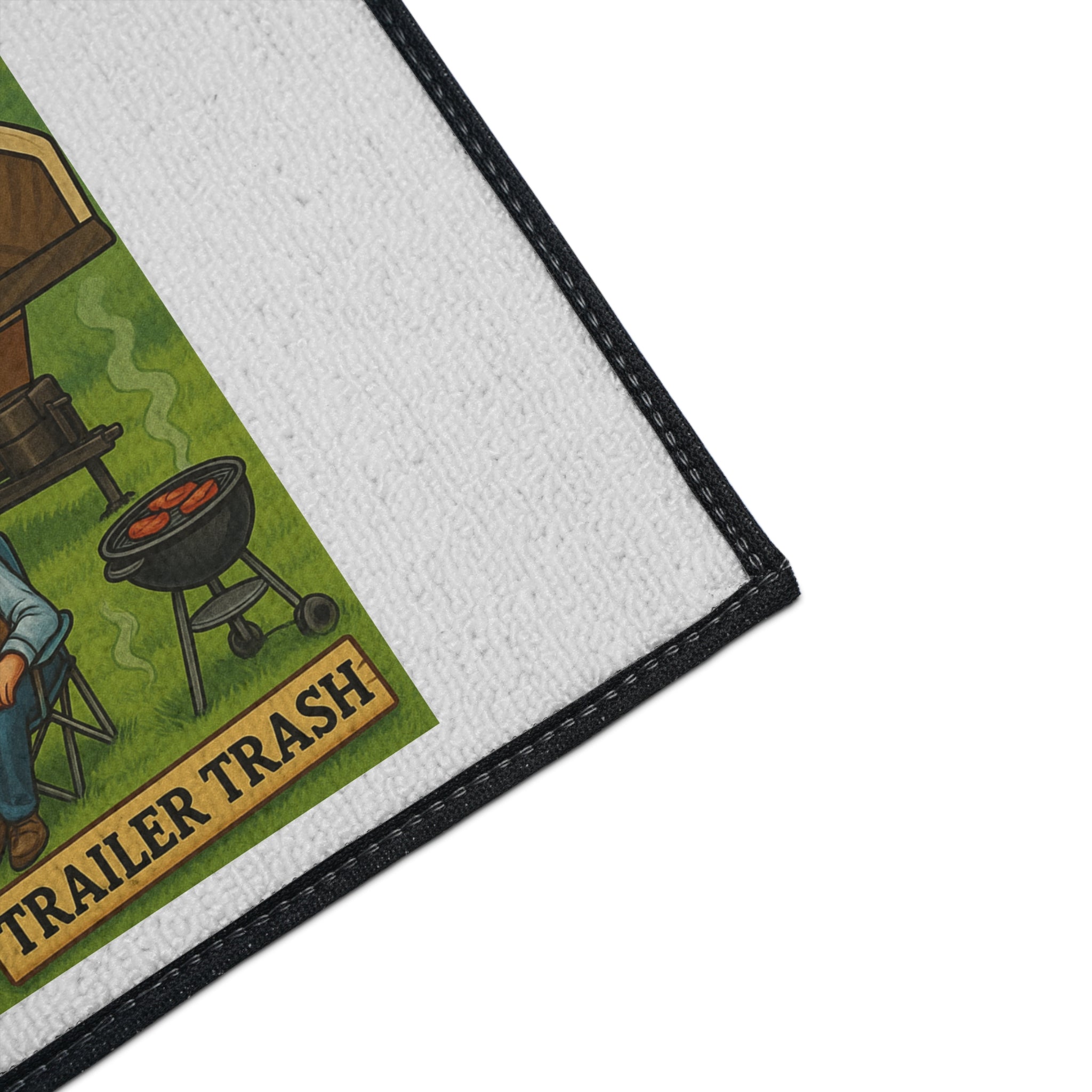 Funny High Class Trailer Trash Floor Mat