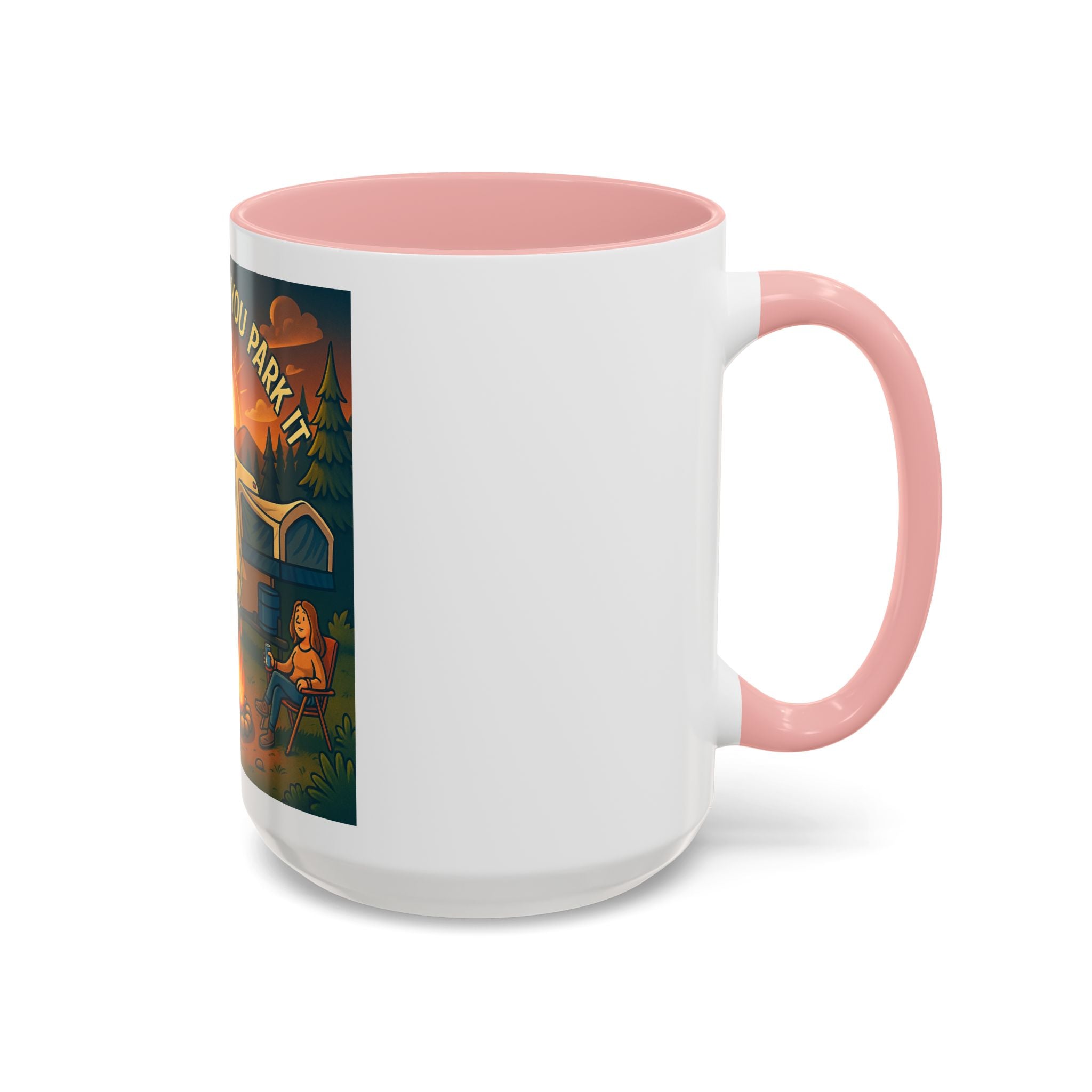 Camping Coffee Mug, Home is Where You Park It, RV Life Mug, Adventure Gift, Outdoor Enthusiast Drinkware