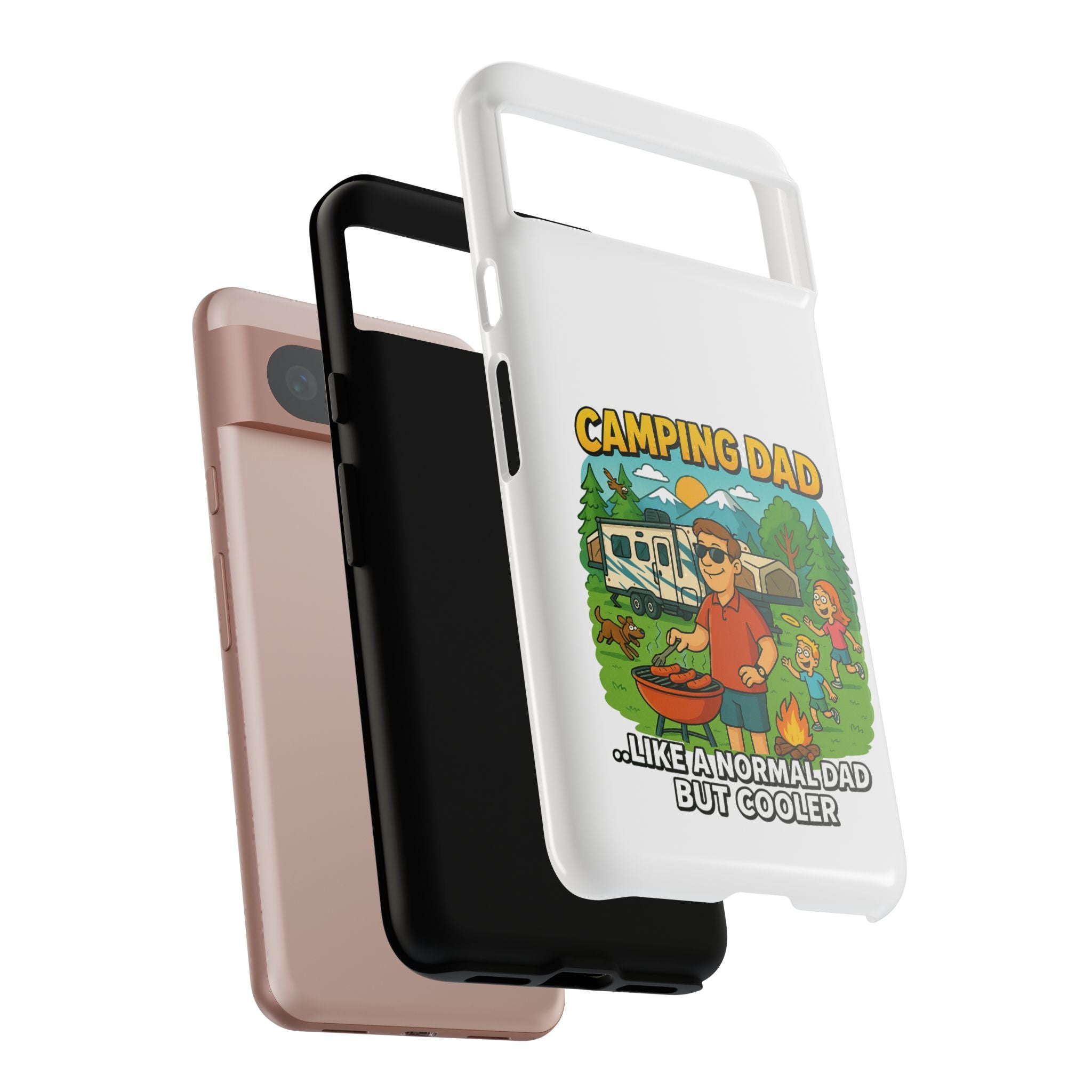 Camping Dad Phone Case - Unique Tough Cover for Outdoor Dads