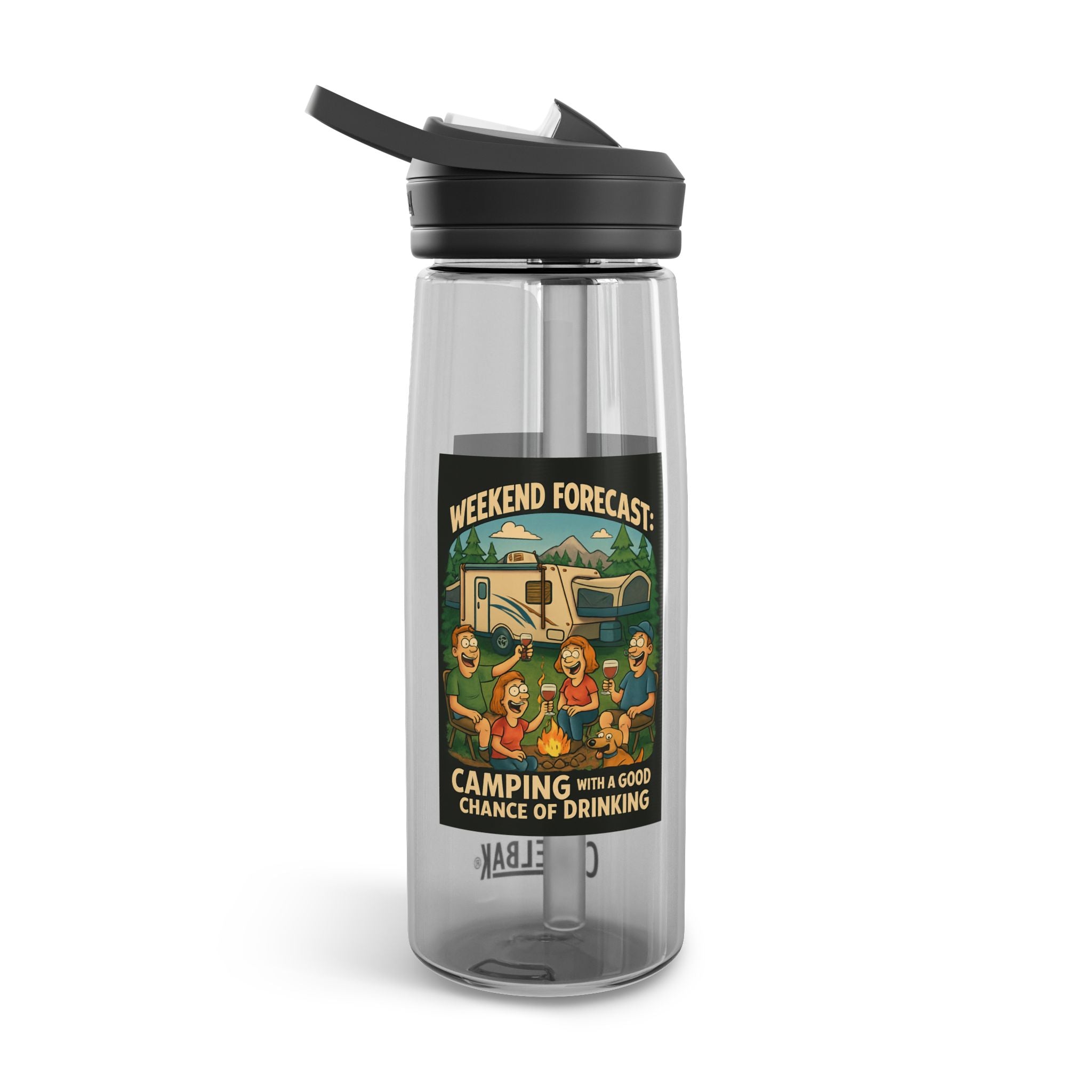 Camping Water Bottle, Outdoor Hydration Mug, Adventure Drinkware, Eco-Friendly Travel Flask, Hiking Sports Bottle