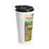 Camping Adventure Stainless Steel Travel Mug, Funny Coffee Cup, Eco-Friendly Travel Mug, Gift for Campers, Outdoor Enthusiast Mug
