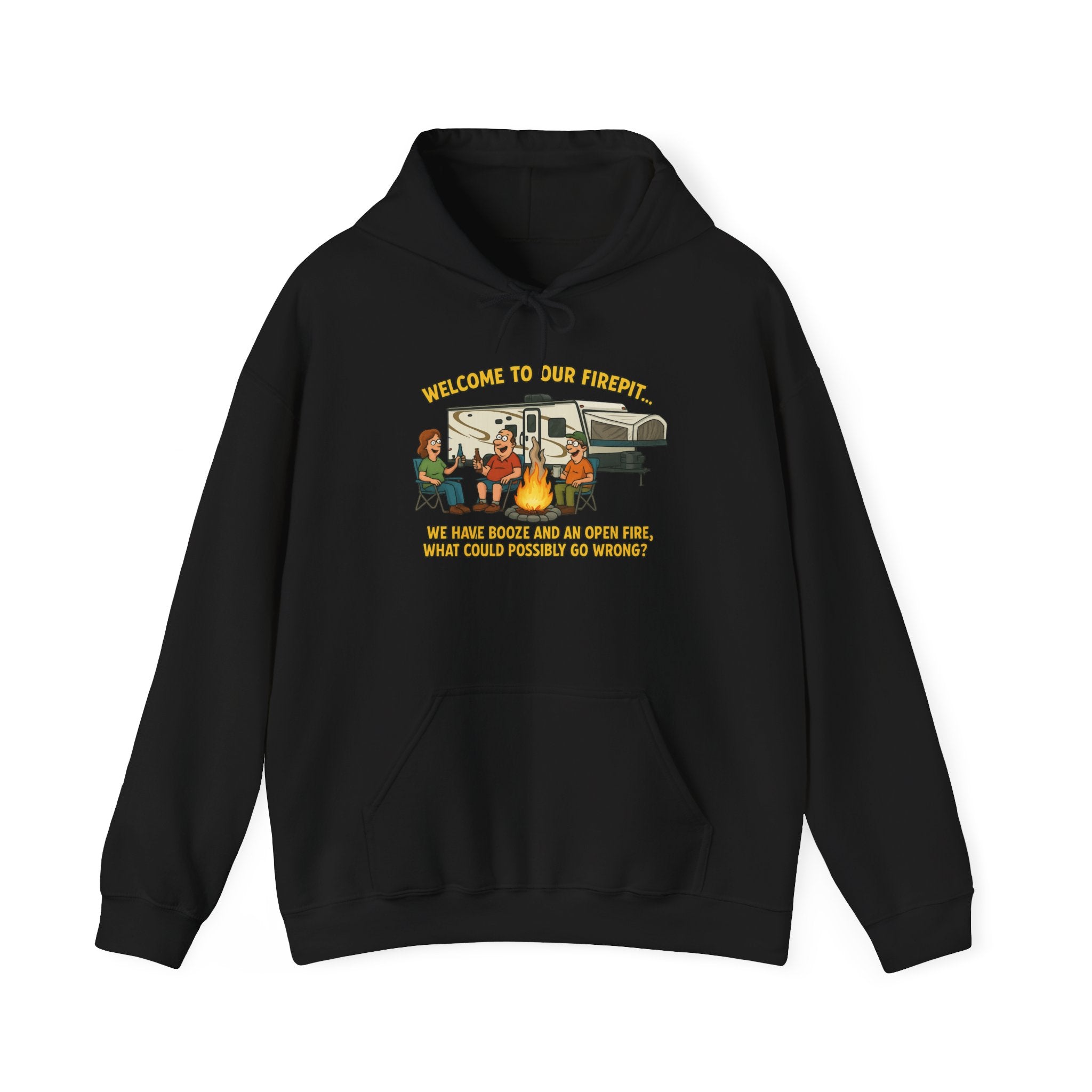 Cozy Campfire Sweatshirt | Unisex Hoodie for Outdoor Lovers, Camping Gear, Warmth for Fall, Great Gift for Nature Enthusiasts