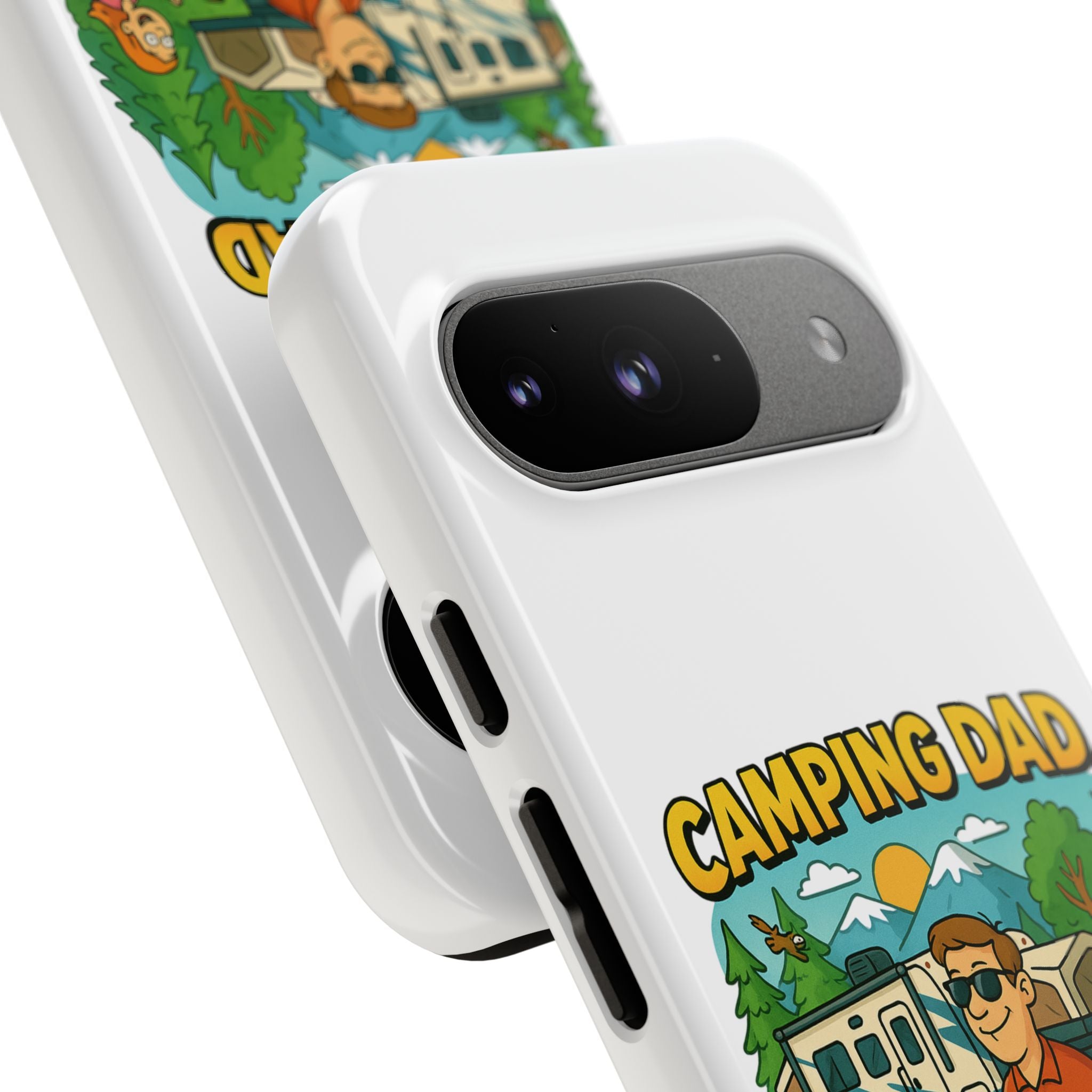 Camping Dad Phone Case - Unique Tough Cover for Outdoor Dads