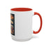 Mug - Home is where you park it Accent Coffee Mug (11, 15oz)