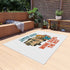 Camping Outdoor Rug - Wine Solves the Rest, Patio Decor, RV Accessories, Outdoor Living, Camping Gear