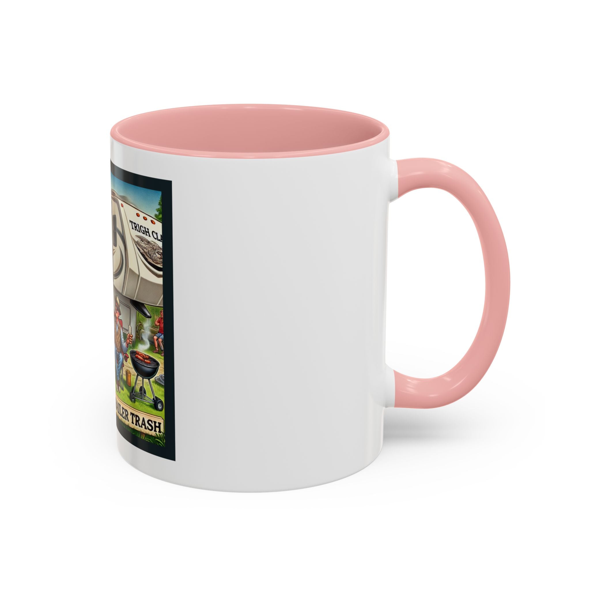 Accent Coffee Mug (11, 15oz) - High Class, Trailer Trash