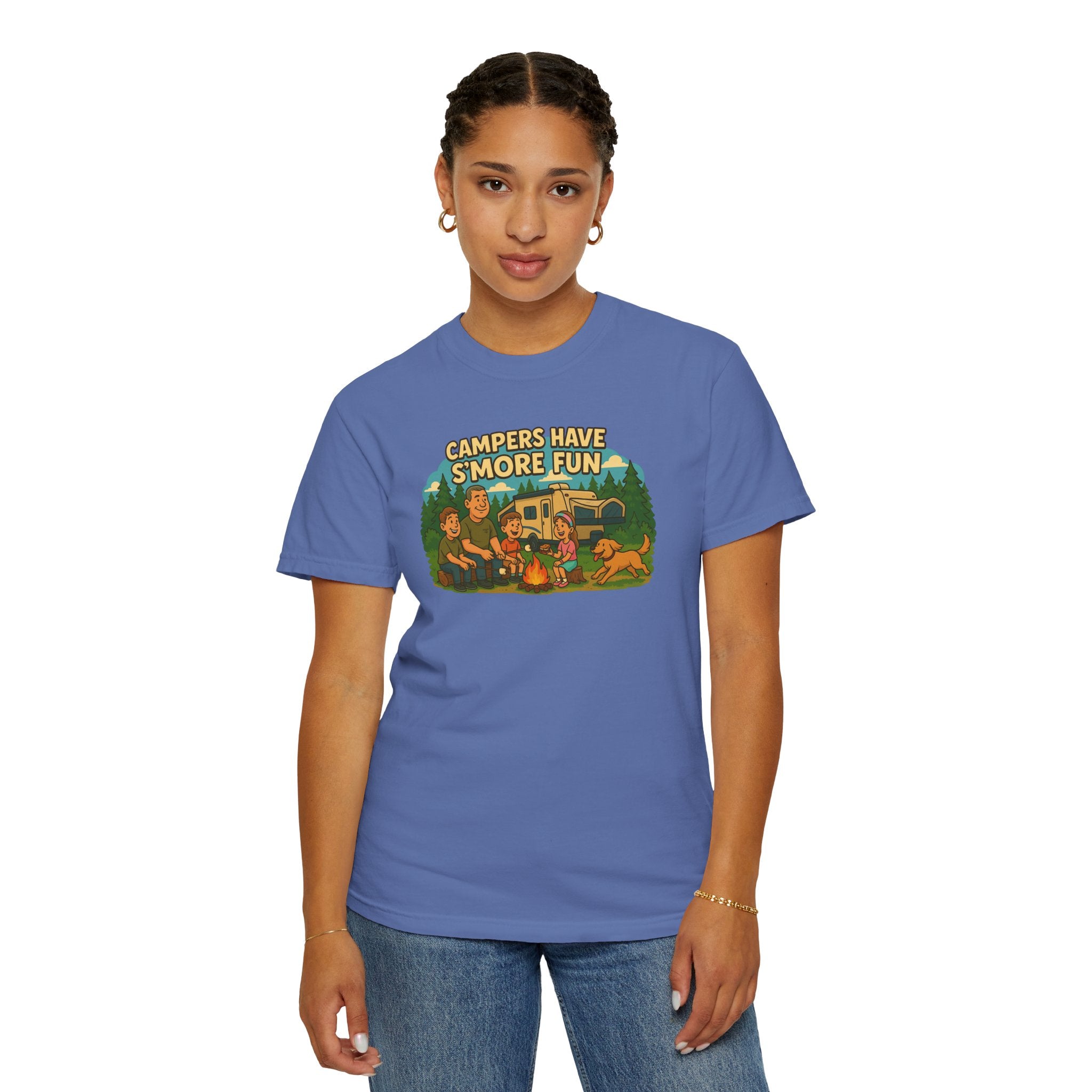 Camping T-Shirt for Outdoor Lovers, Perfect Gift for Campers, Adventure Tee, Vacation Shirt, Summer Fun Merchandise