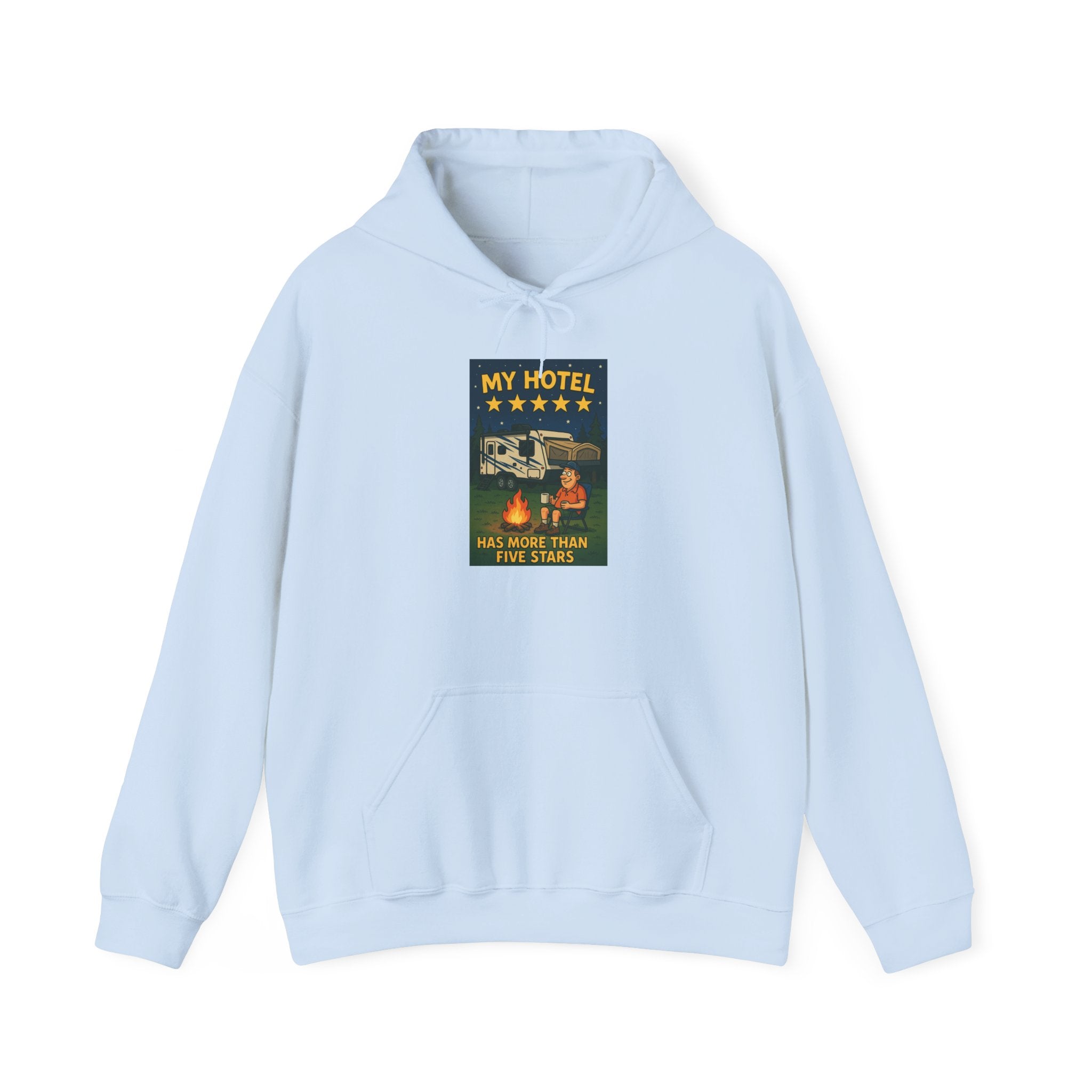 Cozy Camping Hoodie - My Hotel, Outdoor Adventure Apparel, Travel Gift, Nature Lovers Sweatshirt, Camping Gear