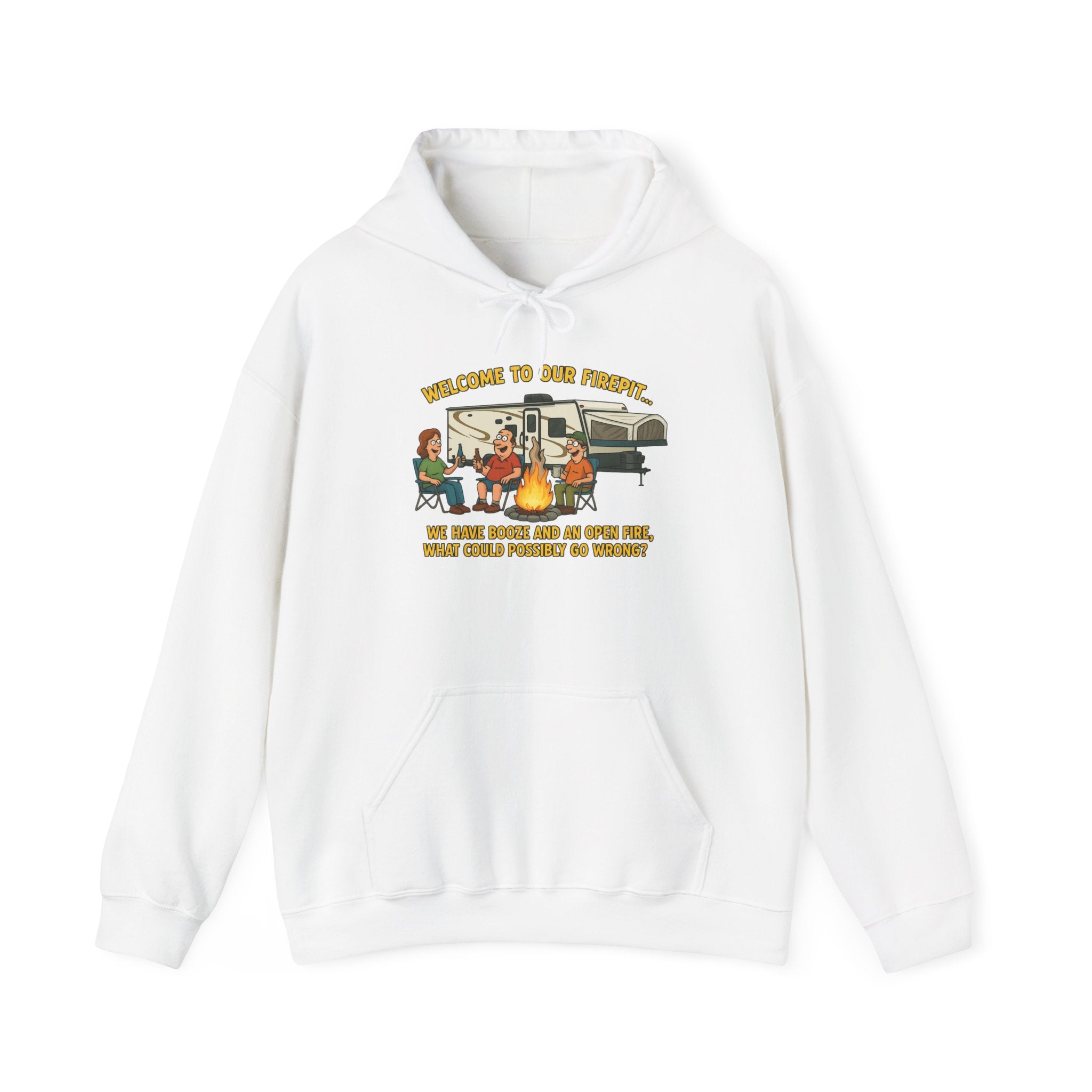 Cozy Campfire Sweatshirt | Unisex Hoodie for Outdoor Lovers, Camping Gear, Warmth for Fall, Great Gift for Nature Enthusiasts