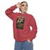 Cozy Unisex Garment-Dyed Sweatshirt with Retro Design, Perfect for Relaxing, Gift for Friends, Casual Wear, Fall Fashion, Warm Layer