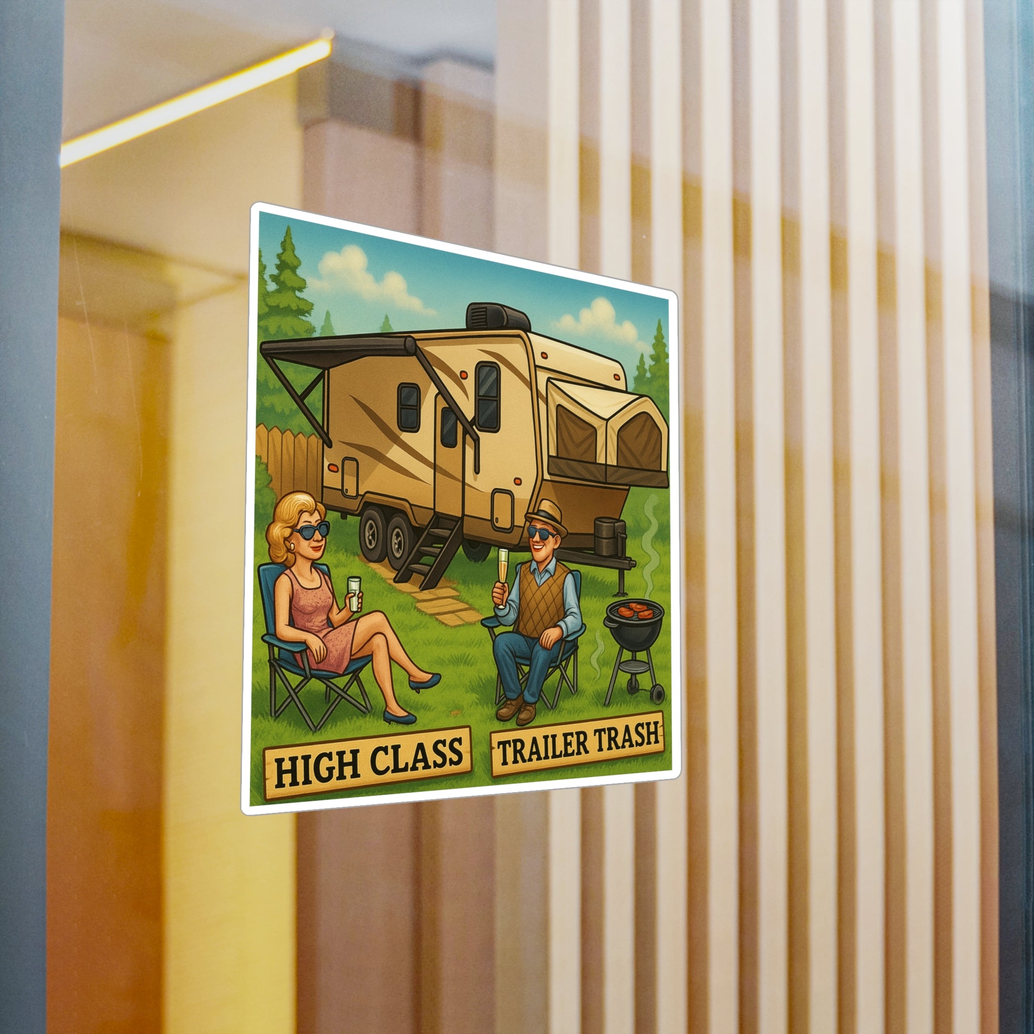High Class Trailer Trash Vinyl Decals