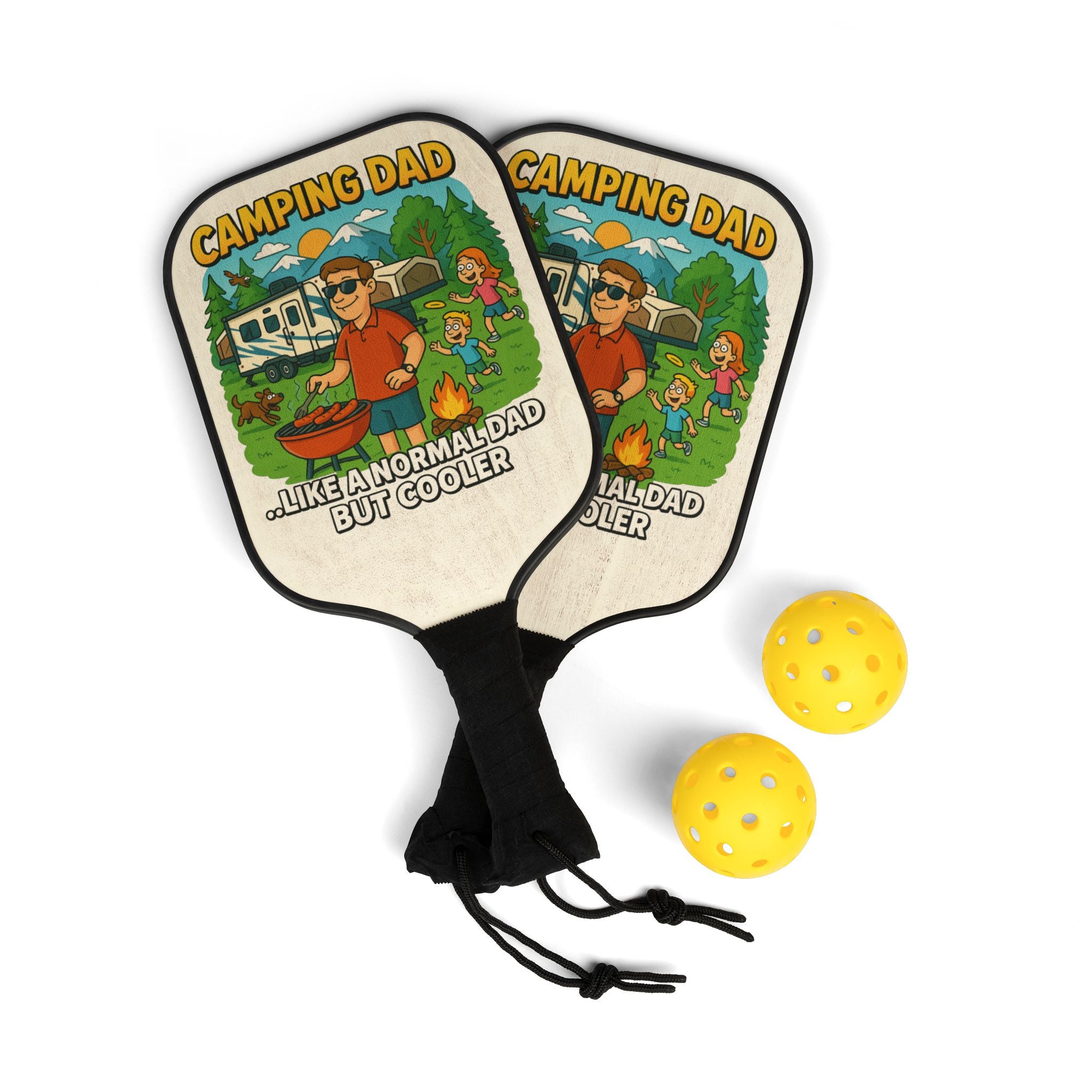 Camping Dad Pickleball Paddle Set
