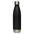 Stainless Steel Water Bottle - Let's drink by the fire and watch people park their campers