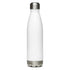 Stainless Steel Water Bottle - Let's drink by the fire and watch people park their campers