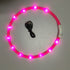 LED USB Rechargeable, Adjustable Silicone Luminous Pet Collar