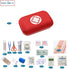 101 Piece Portable First Aid Kit For Family Camping w/Waterproof Case